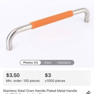 Stainless Steel Oven Handle