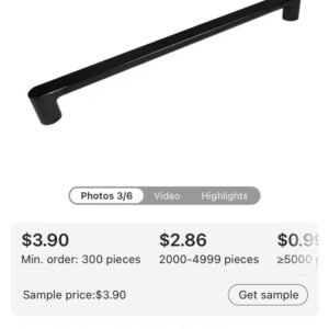 Custom Aluminum Pull Handles